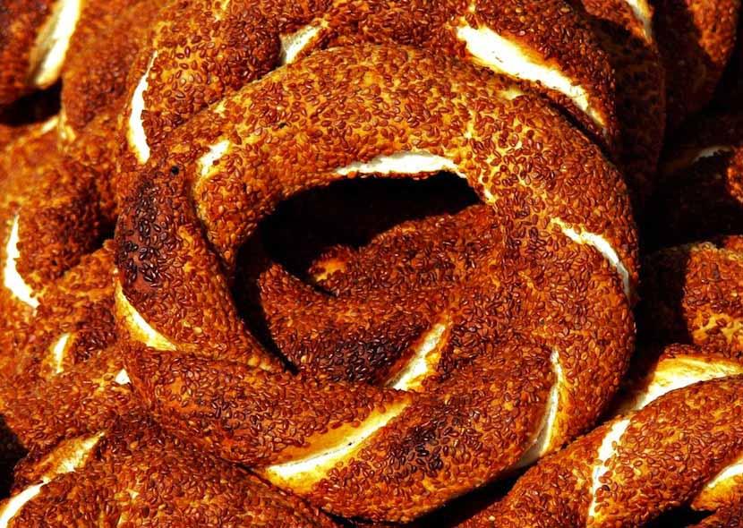 Simit is one of the most popular cuisines in Turkey