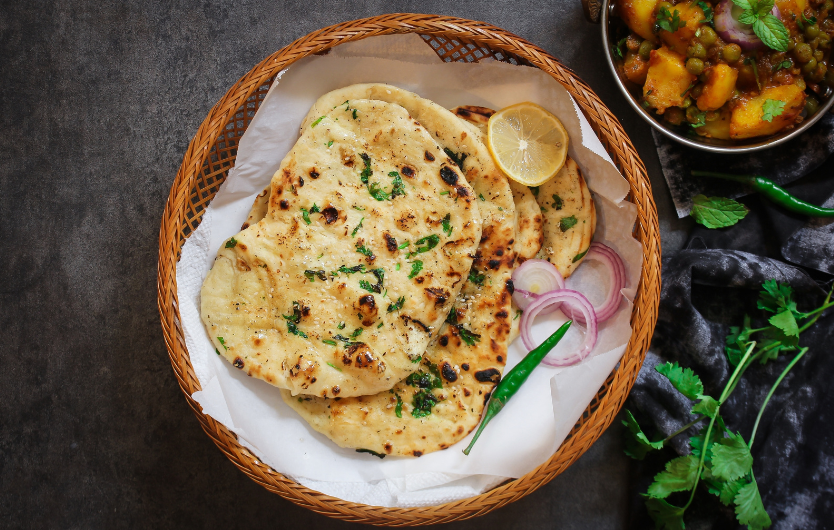 Naan is a unique and popular flatbread