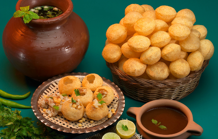 Pani puri is a popular Indian street food