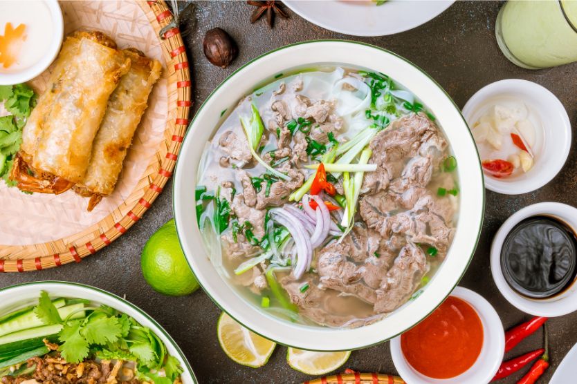 Pho, a typical dish of Ha Noi people, has been existing for a long-time