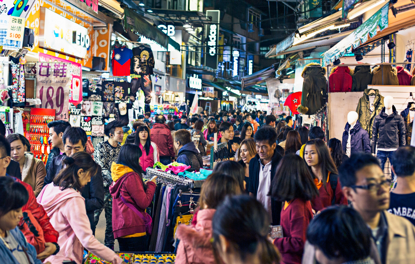 Trendy clothes are popular in Taiwan